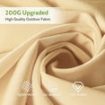 thumbnail image 4 of Scafild | 10ft Outdoor Patio Umbrellas with Solar Lights, 3 Tier Vented Large Market Table Umbrella with 8 Sturdy Ribs & 1.5" Pole UV Protection for Garden Deck Backyard Pool - Beige, 4 of 9