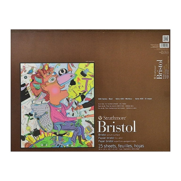 Strathmore Bristol Paper Pad, 400 Series, Vellum, 14