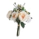 thumbnail image 2 of Ramo artificial Zulema Arreglo de bodas Decoración de hojas Ramo de simulación de seda Blanco, 2 of 6