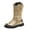 Gold, variant on Mid-Calf Boots for Girls Kids Sequin Faux Leather Combat Boots Chunky Sole Non-Slip Winter Boots for Toddler Girls
