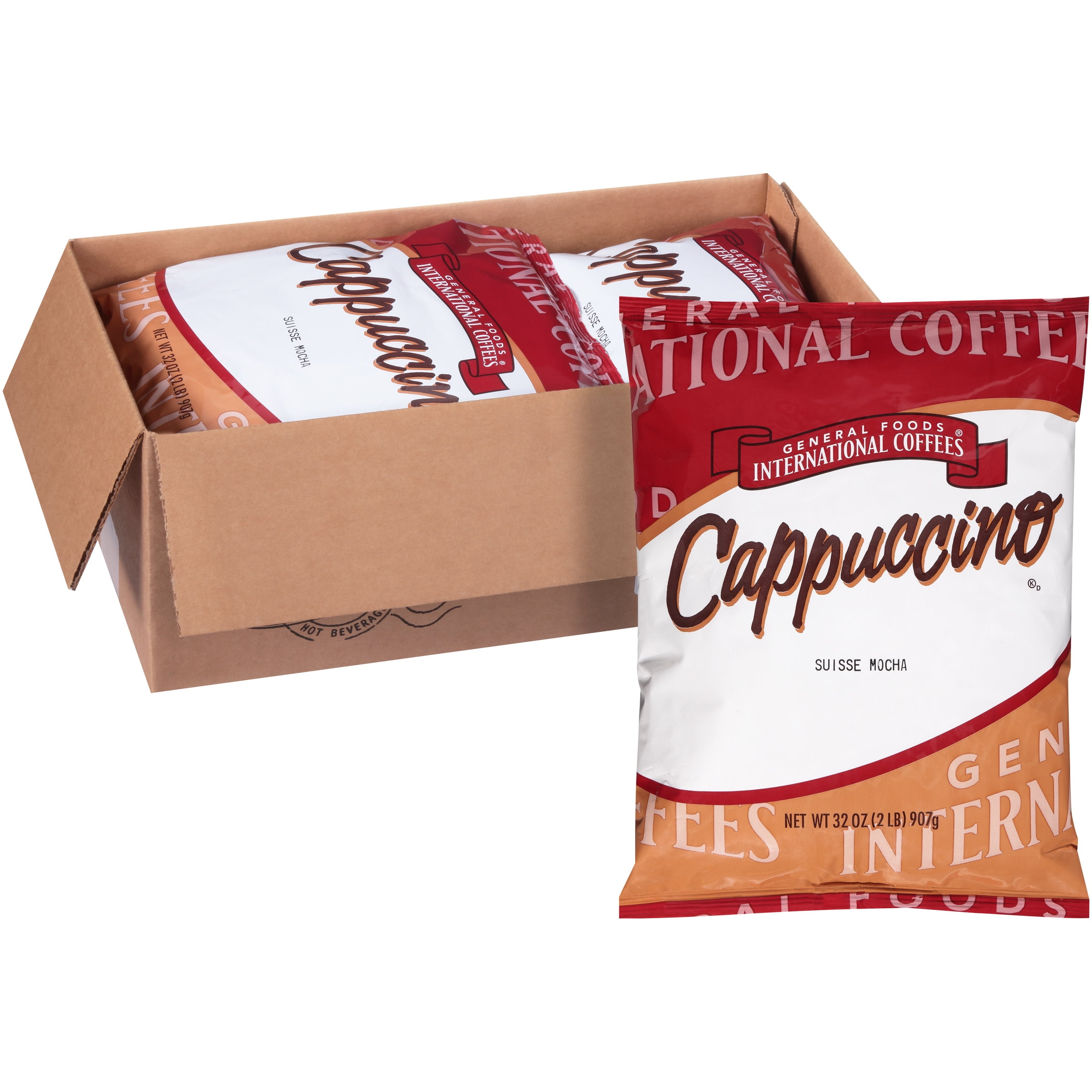 General Foods International Café Suisse Mocha Powder, 6 ct Casepack, 2