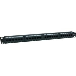 24PORT STRAIGHT P/P 1U UTP NON-TERMINATED PATCH PANEL (Best Non Cable Options)