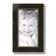 thumbnail image 2 of ArtToFrames 6x11" Honors Black with Gold Picture Frame, Black Wood Poster Frame, with Regular Glass and 2 (FBPL-5158), 2 of 7