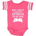 thumbnail image 3 of Inktastic Kickboxing Future Kickboxer Like Daddy Boys or Girls Baby Bodysuit, 3 of 5
