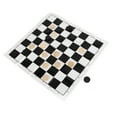 thumbnail image 3 of Juego de mesa de damas internacionales de madera, piezas de damas, tablero de ajedrez de película, conjunto de caja de plástico transparente, 3 of 5