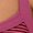 Hot Pink, variant on BODOAO Women's Workout Set 2 Piece Square Neck Striped Crop Tank Top High Waisted Biker Shorts Athletic Yoga Gym Fitness Outfit Stretchy Activewear Summer Training Clothes Blue L