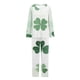 thumbnail image 5 of RKSTN St Patrick's Day Pajamas Set for Women Oversized Crewneck St Paddy's Day Lucky Shamrock Printed Loungewear Matching Sets Womens Casual Plus Size Loose Fits T Shirts and Pjs Pants 2 Piece Set, 5 of 6