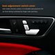 thumbnail image 3 of Car Zinc Alloy Door Seat Adjust Button Switch Cover Sticker Trim for Benz C E GLK GL ML Class W204 W, 3 of 5