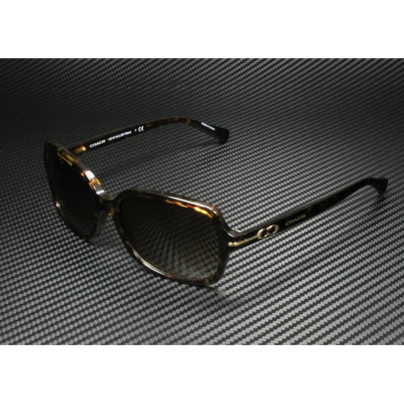 Coach L087 Blair Plastic Womens Rectangle Sunglasses Tortoise 56mm Adult