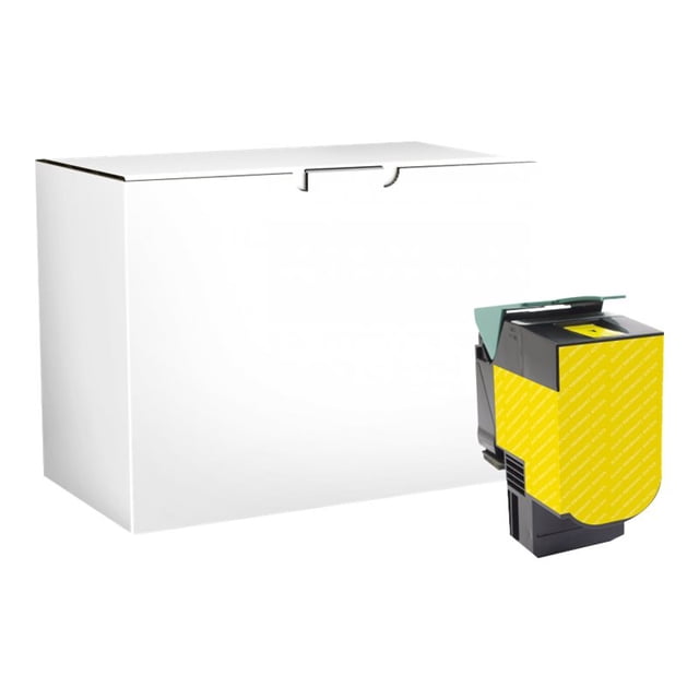 Clover Imaging Group - Rendement Extra Élevé - Jaune - compatible - Remanufacturé - Cartouche de toner (alternative pour : Lexmark 70C0X40, Lexmark 70C1XY0) - pour Lexmark CS510de, CS510dte