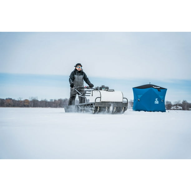 Designing the BEST Three-Person Ice Fishing Sled House: Ice Runner