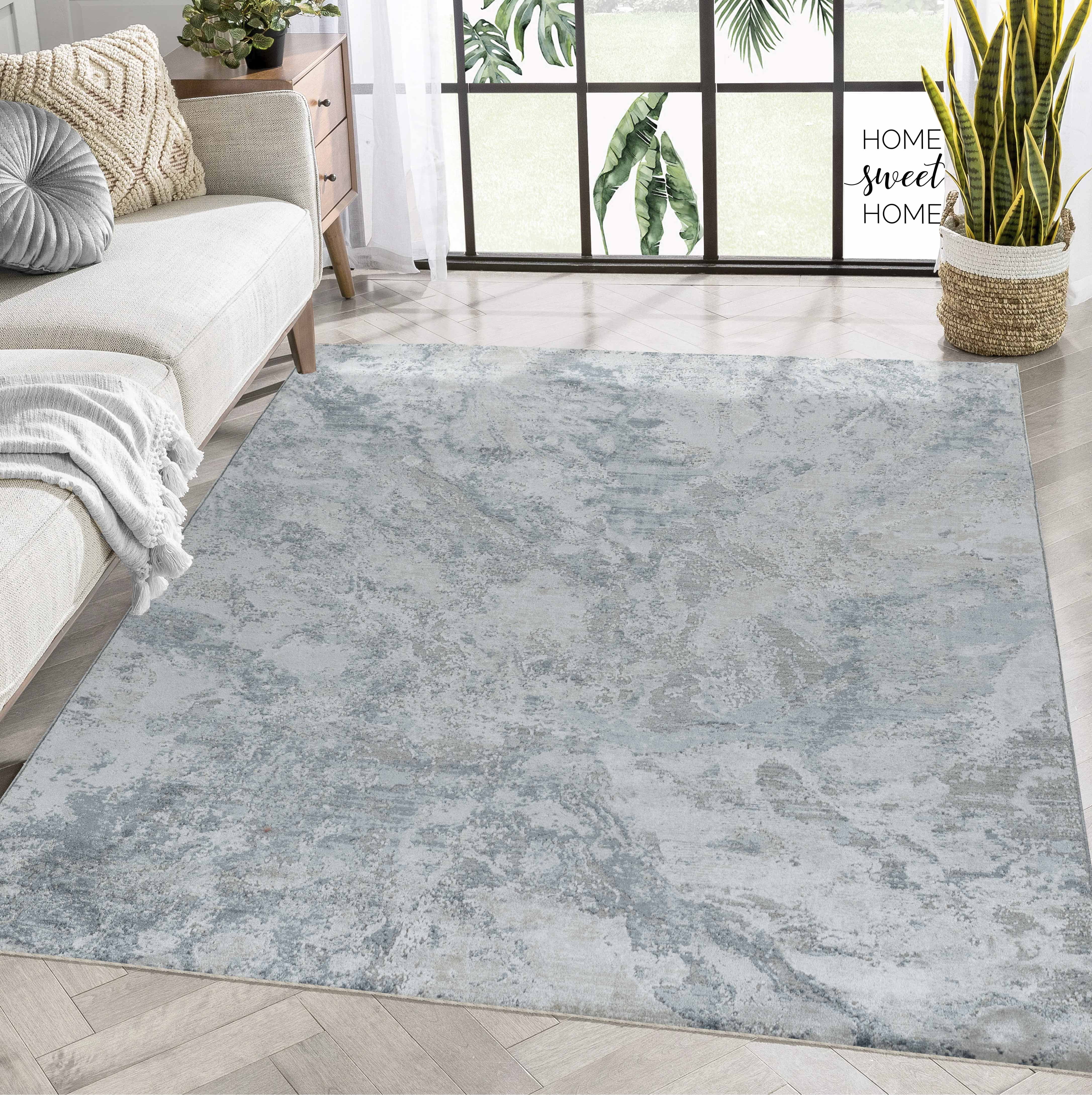 Rug Branch Melo Collection Modern Abstract Scandinavian Indoor Area