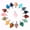 15x20mm, variant on 50pcs/lot Natural Stone Moon Pendants Charms Necklace For Jewelry Making -20x20mm