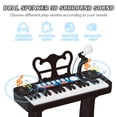 thumbnail image 4 of Toddler Piano Toys, 37 Keys Kid Musical Instruments Electric Keyboard, Baby Piano for Beginners Mini Music Toy with Stool, Birthday Gift for Age 3+ Kids, 4 of 9