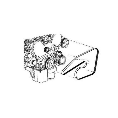 Mopar 4593684AA Serpentine Belt Dodge Caravan Chrysler Town and Country 300 Charger Magnum Jeep