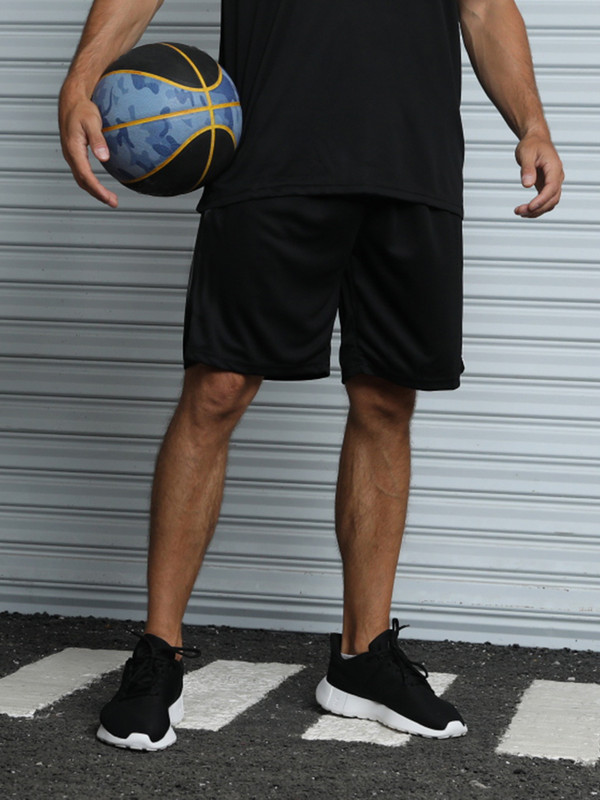 BUYJYA Men's 5-Pack Athletic Mesh Shorts photo 3