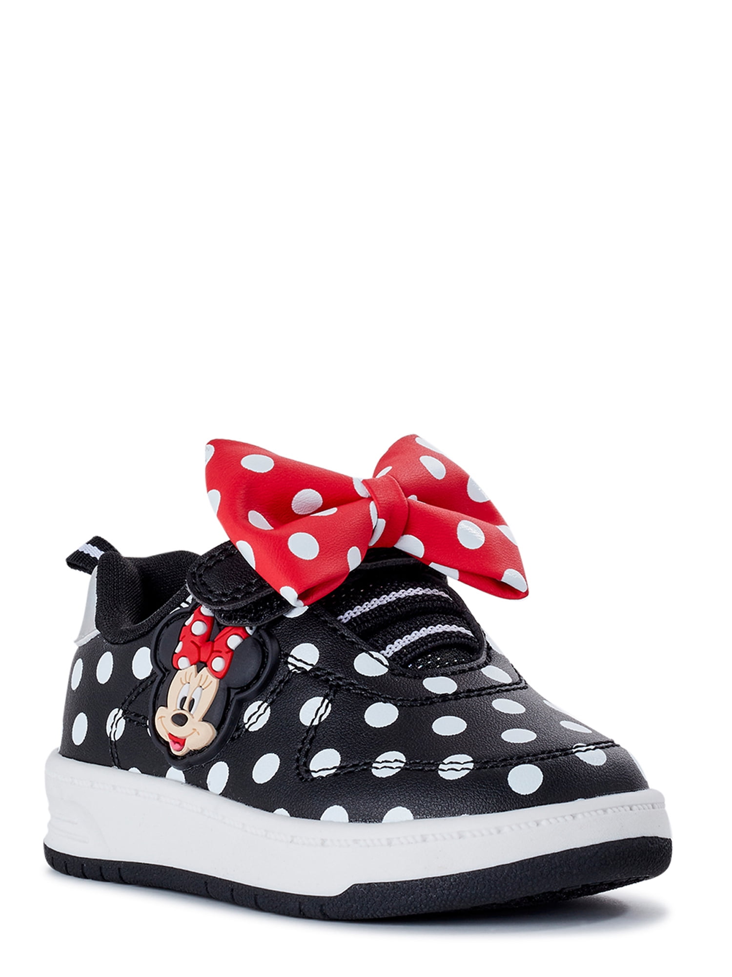 Minnie Mouse Baby Girl Casual Court Sneakers, Sizes 2-6