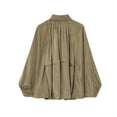thumbnail image 2 of Chaqueta Xunger Puffed Bomber para mujer, color verde, talla M, 2 of 4