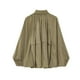 thumbnail image 2 of Chaqueta Xunger Puffed Bomber para mujer, color verde, talla M, 2 of 4