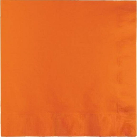 Hoffmaster Group 573282 Beverage Napkins, Orange - 20 per Case - Case of 12