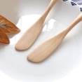 thumbnail image 2 of IFANLANDOR Cake Cream Spreader 2Pcs Wooden Butter Jam Spatula Light Brown For Kitchen Use And Food Shop, 2 of 8
