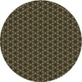 thumbnail image 1 of Ahgly Company Indoor Round Patterned Wood Brown Area Rugs, 8' Round, 1 of 6