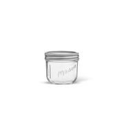 Wide Mouth Small Mason Jars with Airtight Lids, Labels and Measures - 8 oz - [Set of 6] Airtight Canning Jars, Glass Jar