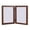 Brown two couplets, variant on WINDLAND Folding Accordions Picture Frame Foldable Hinged Collage Photo Frame for Tabletop