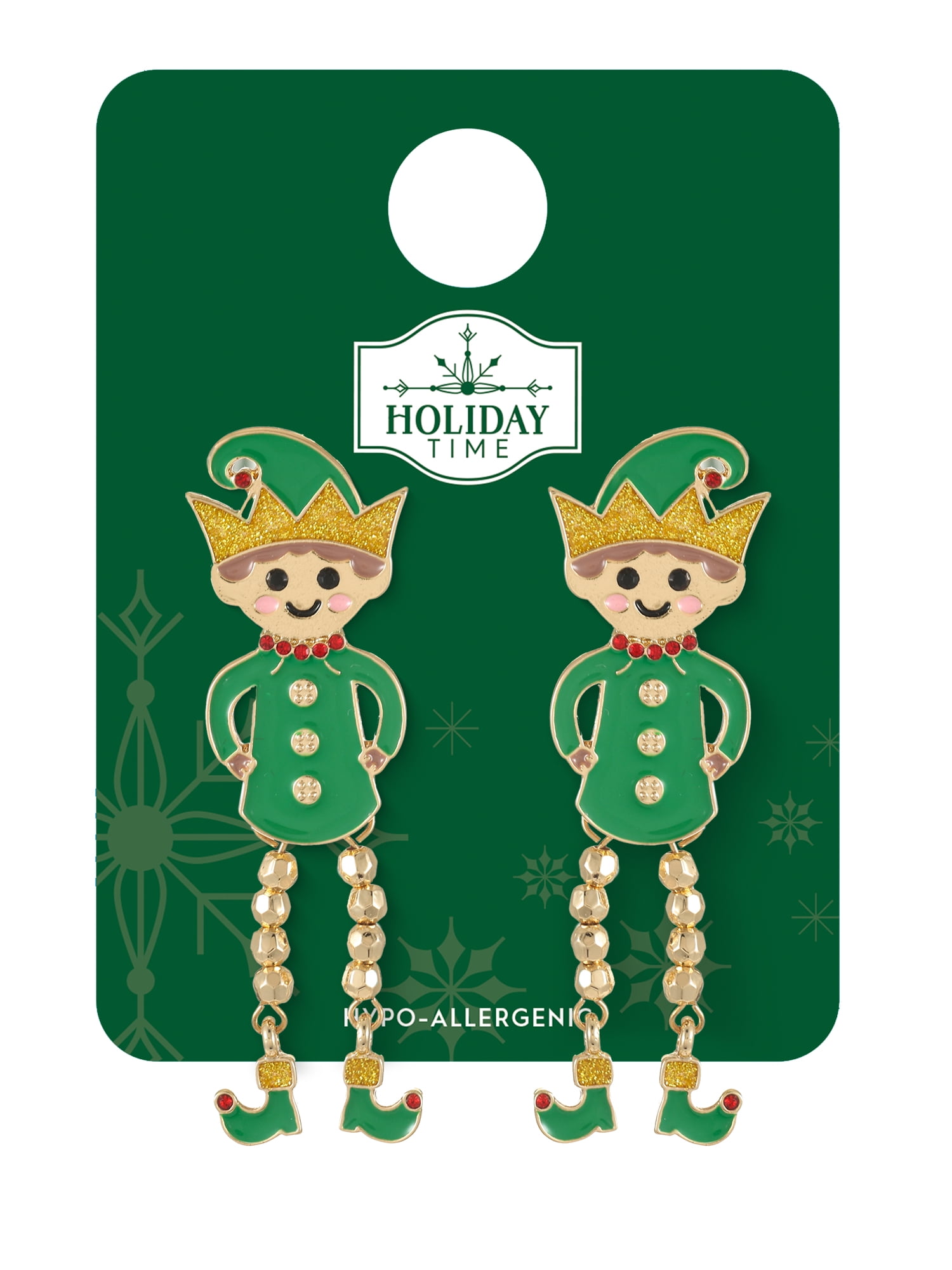 Holiday Time Elf Earrings, 1 Pair