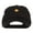 Black, variant on Mini Smile Face Embroidered Pet Spun Cap - White OSFM