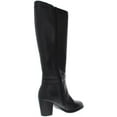 thumbnail image 2 of Giani Bernini Womens Rozario Leather Tall Knee-High Boots Black 9.5 Medium (B,M), 2 of 2