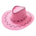 thumbnail image 1 of SAYOO Sombrero de vaquero de estilo occidental para mujeres y hombres SAYOO moda, 1 of 1