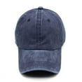 thumbnail image 3 of Gash Hao Unisex Vintage Washed Distressed Baseball-Cap Twill Adjustable Dad-Hat, 3 of 5