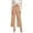 Khaki, variant on Brglopf Wide Leg Dress Pants for Women High Waisted Office Work Trousers Business Casual Slacks Loose Palazzo Cropped Pants with Pockets Black XS