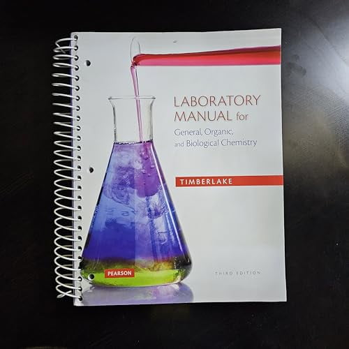 Pre-Owned Laboratory Manual for General, Organic, and Biological Chemistry, 9780321811851, 0321811852, Paperback, 3 edition