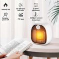 thumbnail image 3 of high qualityPortable Electric Space Heater, PTC Fast Heating Small Space Heater, Cute Portable Space Heater for Office, Home, 3 of 5