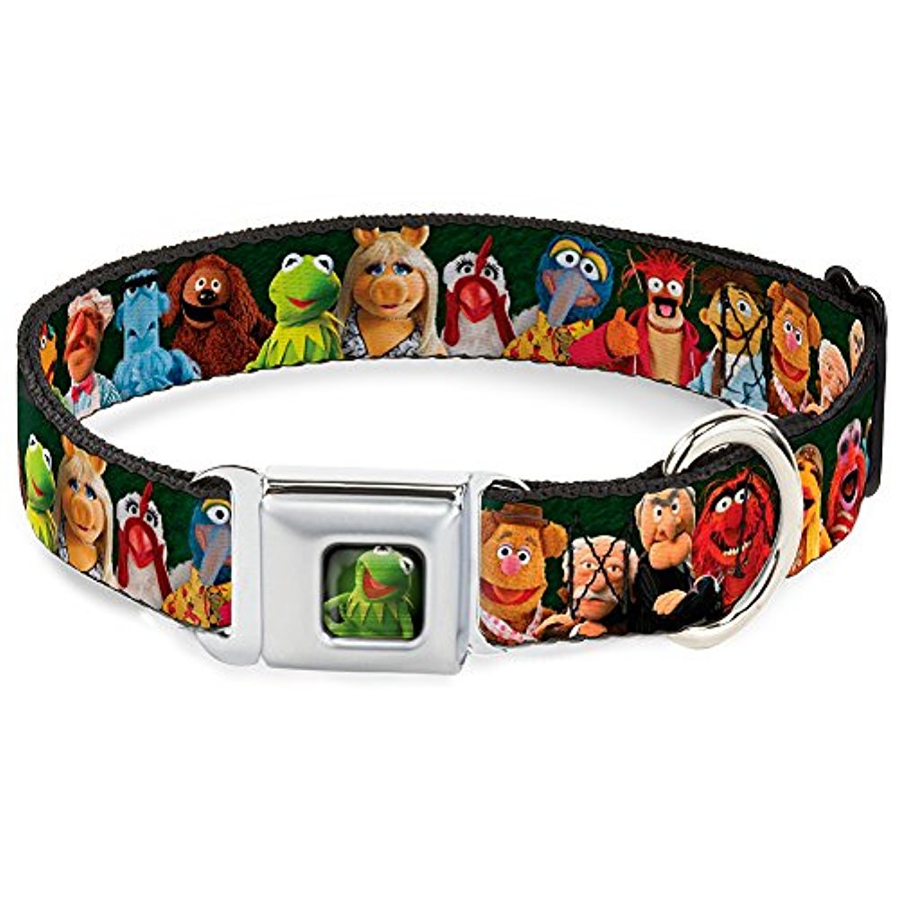 Dog Collar DYHXKermit the Frog Pose Full Color Green Glow Muppets
