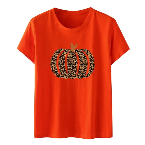 Blusa suelta de manga corta con cuello redondo y estampado a la moda para mujer Pompotops hkajfhjk457275