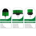 thumbnail image 5 of Juego de cepillos, juego de accesorios, paquete de 5, juego de limpieza de fregador eléctrico multiusos para lechada, azulejos, fregaderos (verde) (taladro no incluido), 5 of 5