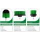 thumbnail image 5 of Juego de cepillos, juego de accesorios, paquete de 5, juego de limpieza de fregador eléctrico multiusos para lechada, azulejos, fregaderos (verde) (taladro no incluido), 5 of 5