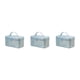 thumbnail image 2 of Ounissouiy Bolsa de cosméticos Almacenamiento de artículos de tocador Gran capacidad Bolsa de multifunción Organizador Bolso Maleta azul claro 3piezas, 2 of 6