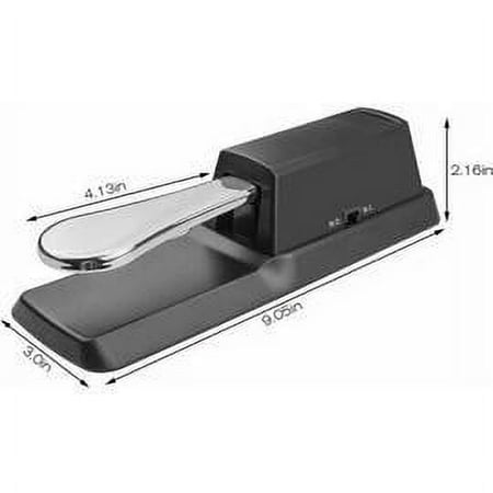 Universal Sustain Pedal For Yamaha Casio Roland Korg Behringer Moog Piano Midi Electronic Keyboards - Keyboard Sustain Pedal, 1.8M Cable And 6.5Mm Plug - Black