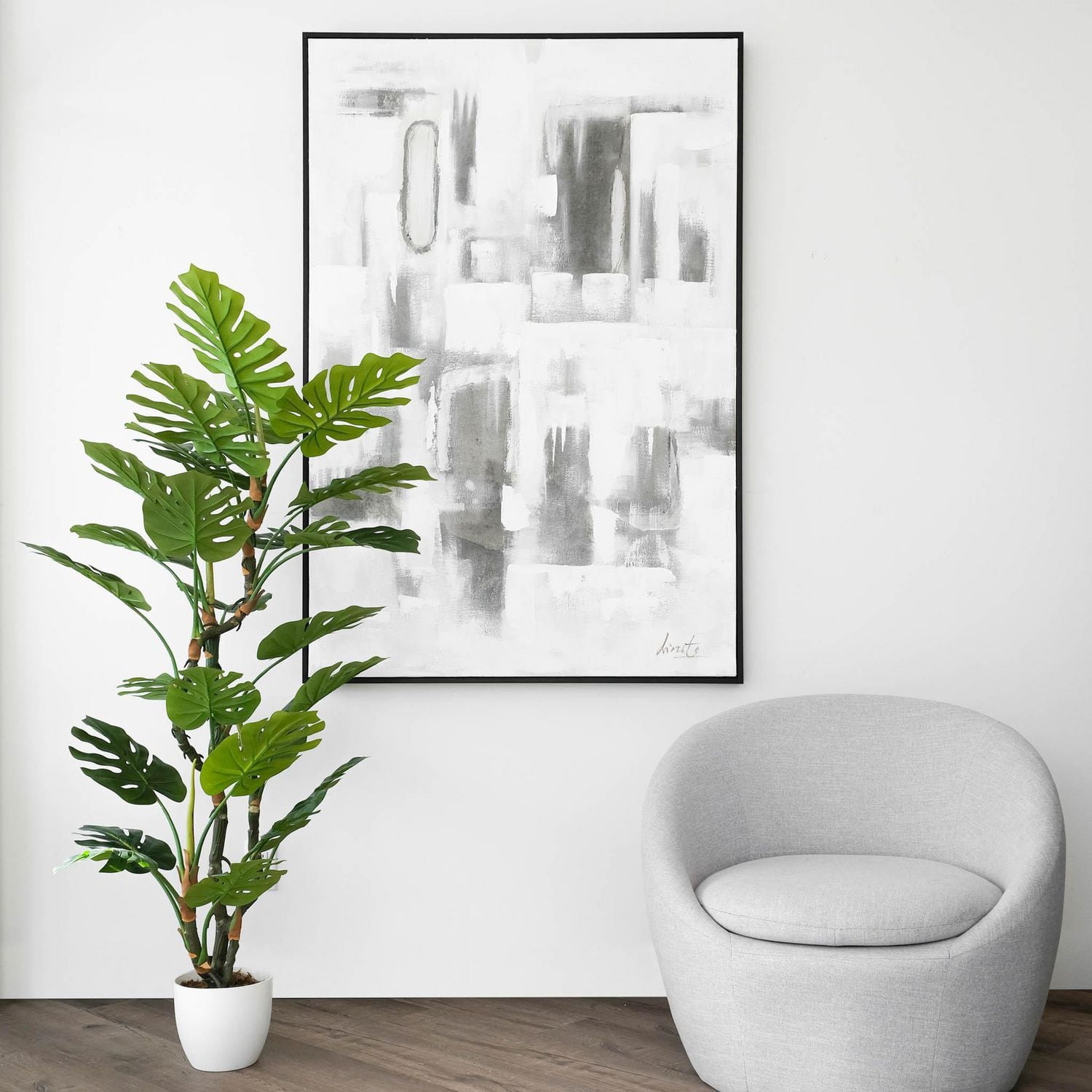 Monstera Délicieuse, 61"H