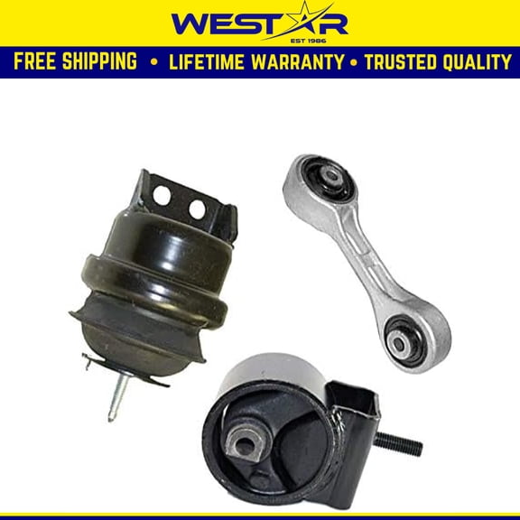 Fits 2000-2003 Ford Taurus 3.0L OHV(Vin U or 2) Engine Motor Mount Set 3PCS