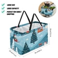 thumbnail image 2 of Christmas sled Large Capacity Reusable Foldable Cube Organizer with Oxford Cloth Material - Ideal Shopping Basket, Shopping Bags, and Storage Box Solution, 2 of 7