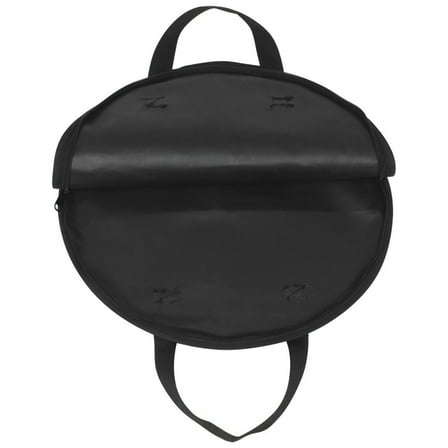 Necvior 10Inch Dumb Drum Bag with Rustproof Zippers Dumb Drum Practice Pad Bag Oxfords Cloth Snare Drum Case Carrying Bag