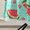 thumbnail image 5 of Coolnut Watermelon Round Tablecloth with Zipper Umbrella Hole, Waterproof Washable Polyester Fabric Table Cover for Outdoor Patio Garden Party, 60", 5 of 7