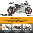 thumbnail image 2 of QinaQin Motorcycle Lift with a 450-Pound Load Capacity, Rear Wheel Lift Bracket, with u-Shaped and l-Shaped Adjustable Rocker Arm Shaft, Heavy-Duty Motorcycle Repair Lift, 2 of 7