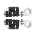 thumbnail image 2 of Par de reposapiés universales para motocicleta de 32 mm con soporte de fijación para moto ATV UTV Scooter, 2 of 5