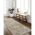 thumbnail image 5 of Hauteloom Hera Living Room, Bedroom Machine Washable Area Rug - Traditional - Dark Brown, Light Brown, Dark Red - 6'7" x 9', 5 of 6